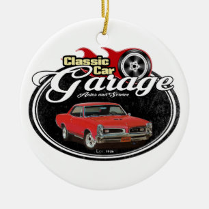 Klassieke GTO-garage Keramisch Ornament