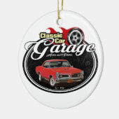 Klassieke GTO-garage Keramisch Ornament (Links)