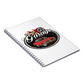 Klassieke GTO-garage Notitieboek (Rechterzijde)