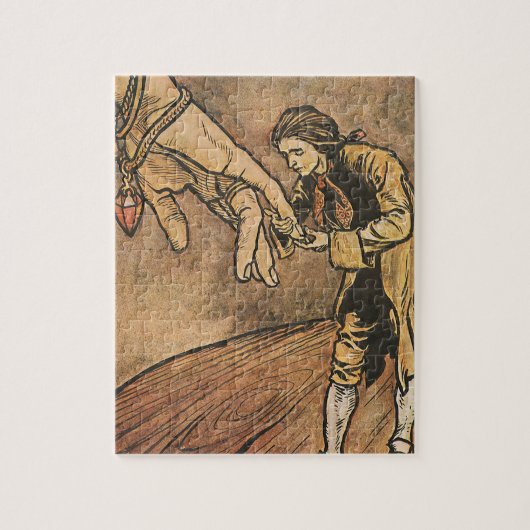 Klassieke Gulliver's Travels van Arthur Rackham Legpuzzel (Verticaal)