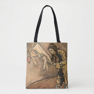 Klassieke Gulliver's Travels van Arthur Rackham Tote Bag