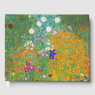 Klassieke Gustav Klimt cottage tuinkleurige bloeme Gastenboek