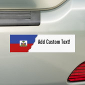 Klassieke Haïtiaanse vlag Bumpersticker (Op auto)