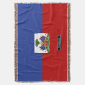 Klassieke Haïtiaanse vlag Deken (Voorkant Verticaal)