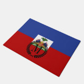 Klassieke Haïtiaanse vlag Deurmat (Schuin)