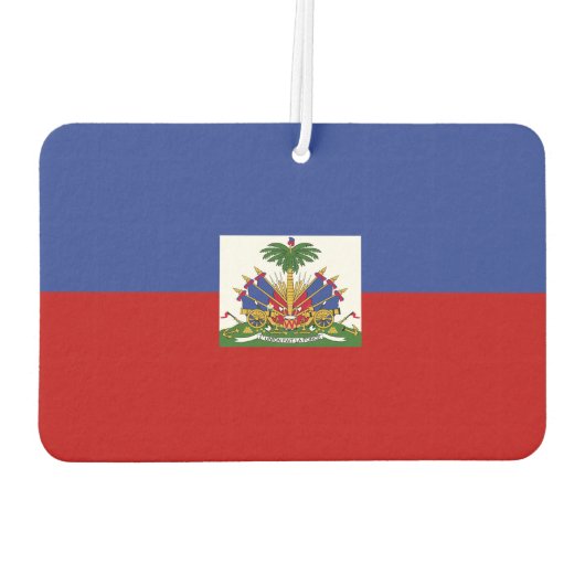 Klassieke Haïtiaanse vlag Luchtverfrisser (Achterkant)