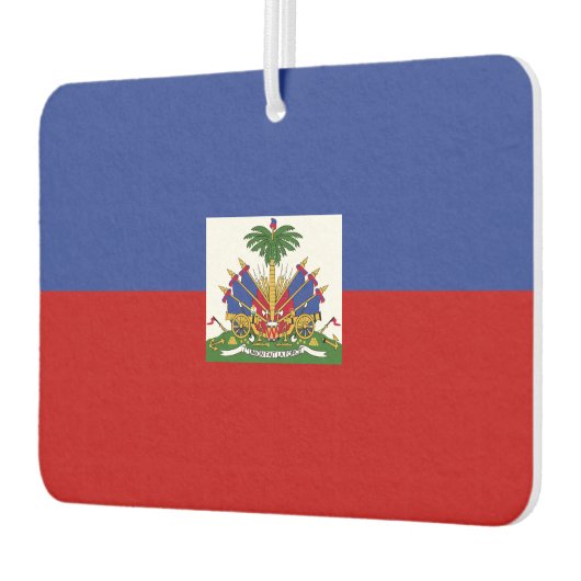 Klassieke Haïtiaanse vlag Luchtverfrisser (Links)