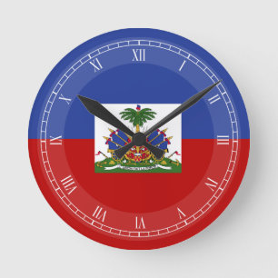Klassieke Haïtiaanse vlag Ronde Klok