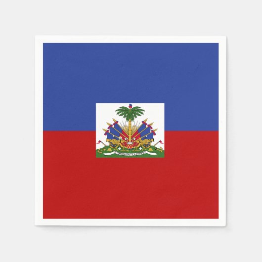Klassieke Haïtiaanse vlag Servetten (Voorkant)