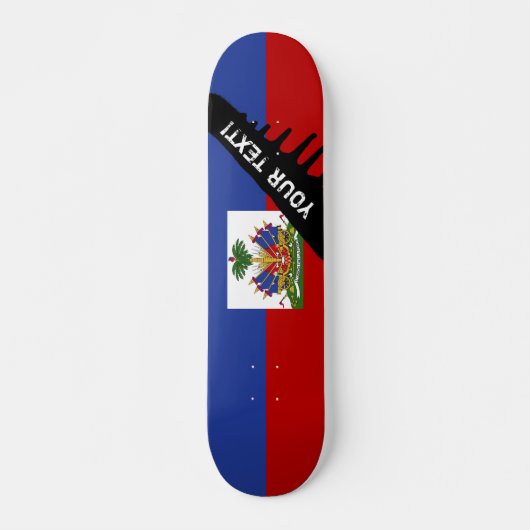 Klassieke Haïtiaanse vlag Skateboard (Voorkant)