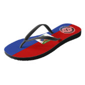 Klassieke Haïtiaanse vlag Teenslippers (Schuin)