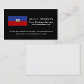 Klassieke Haïtiaanse vlag Visitekaartje (Voorkant / Achterkant)