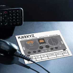 Klassieke Hallicrafters S 20R Radio Receiver QSL Briefkaart