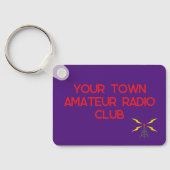 Klassieke Hallicrafters S 20R-radioontvanger Sleutelhanger (Achterkant)