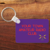 Klassieke Hallicrafters S 20R-radioontvanger Sleutelhanger (Achterkant)