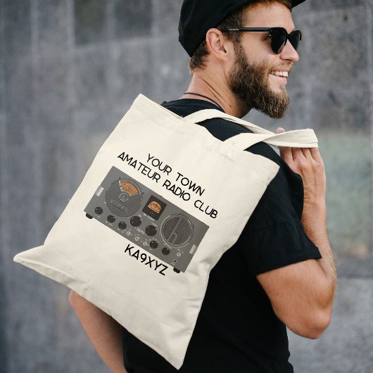 Klassieke Hallicrafters S 20R-radioontvanger Tote Bag