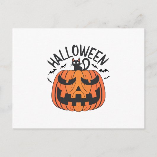 Klassieke Halloween Briefkaart (Voorkant)