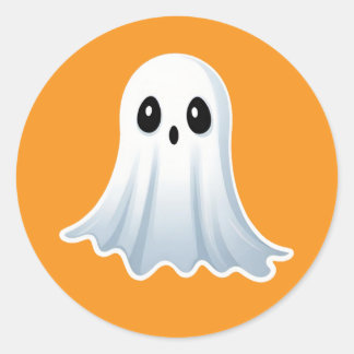 Klassieke Halloween Geest #2 Stickers