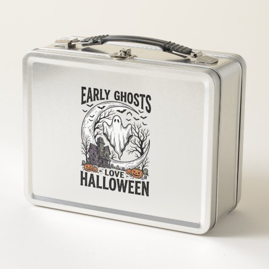 Klassieke Halloween Geest Behekste Maan Gravure Ku (Voorkant)