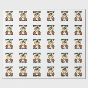 Klassieke Halloween Geest Verschrikkelijke Pompoen Cadeaupapier