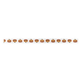 Klassieke Halloween Gesneden Pompoen Satijnen Lint