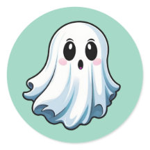 Klassieke Halloween Ghost Stickers
