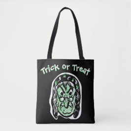 Klassieke Halloween heks | Donkere Trick or treat Tote Bag