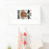 Klassieke Halloween Kat Pompoen Kostuum Shirt Ontw Spandoek (Insitu)
