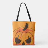 Klassieke Halloween Pompoen Jack O Lantern Tote Bag (Achterkant)