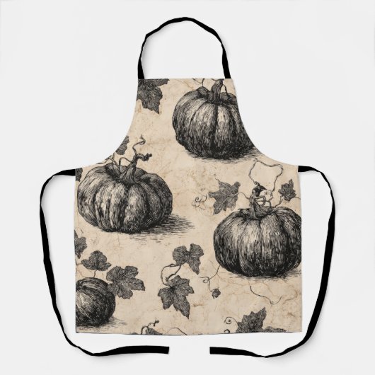 Klassieke Halloween pompoenen Schort (Voorkant)