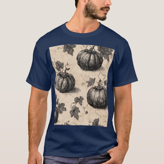 Klassieke Halloween pompoenen T-shirt (Voorkant)