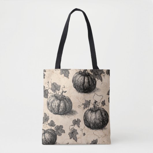 Klassieke Halloween pompoenen Tote Bag (Voorkant)