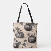 Klassieke Halloween pompoenen Tote Bag (Achterkant)