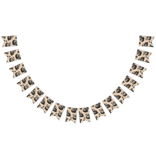 Klassieke Halloween pompoenen Vlaggetjes (Alle)