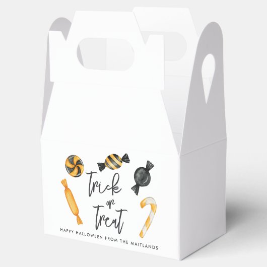 Klassieke Halloween Snoep Trick or treat Bedankdoosjes (Geopend)