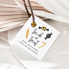 Klassieke Halloween Snoep Trick or treat Bedankjes Labels
