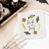 Klassieke Halloween Snoep Trick or treat Servet