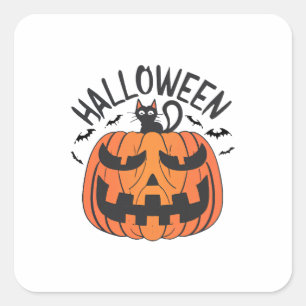 Klassieke Halloween  Vierkante Sticker