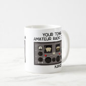 Klassieke Hammarlund SP-600 Radio ontvanger Koffiemok (Voorkant rechts)