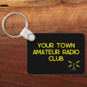 Klassieke Hammarlund SP-600Radio ontvanger Sleutelhanger (Achterkant)