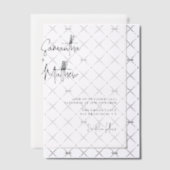 Klassieke handgeschreven script minimalistische br vellum uitnodigingen (Offset (Uitnodiging))