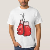 Klassieke handschoenen t-shirt (Voorkant)