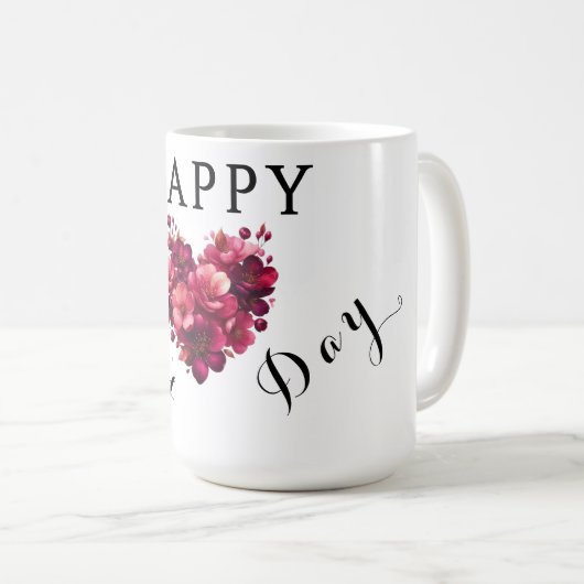 Klassieke Happy Father's Day Coffee Mok (Voorkant rechts)