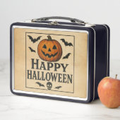 Klassieke Happy Halloween jack-o-lantern (In situ)