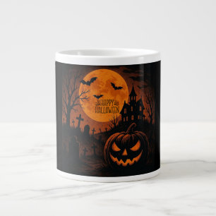 , klassieke Happy Halloween pompoen Grote Koffiekop