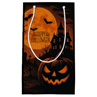 , klassieke Happy Halloween pompoen Klein Cadeauzakje