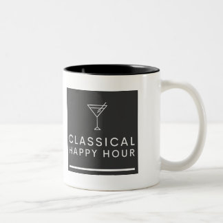 Klassieke Happy Hour Coffee-Mok Tweekleurige Koffiemok