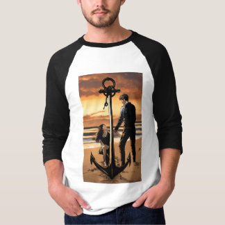 Klassieke Hardcover Boek Outline T-Shirt – Embrace