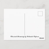 Klassieke Harmonie Briefkaart (Achterkant)