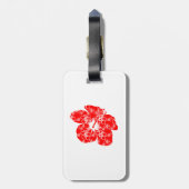 Klassieke Hawaii Hibiscus Flower Bagagelabel (Achterkant verticaal)